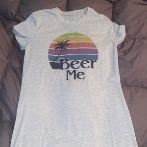Beer Me tshirt dress